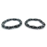 Load image into Gallery viewer, Unisex Black Stone Magnetic Therapy Bracelet – Slimming, Body Shaping &amp; Wellness Beads Jewelry