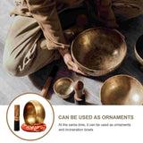 Load image into Gallery viewer, Tibetan Singing Bowl Set – Meditation &amp; Sound Healing Bowl with Cushion and Mallet