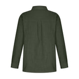 Load image into Gallery viewer, Lapelled Linen-Cotton Shirt