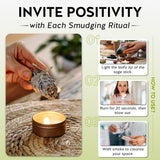 Load image into Gallery viewer, California White Sage Smudge Sticks - 3-Pack of 6-Inch Bundles for Home Cleansing,Energy Clearing, Meditation, Witchcraft, Spiritual Gifts,Altar &amp; Smudging- Packaged in the USA