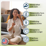 Load image into Gallery viewer, California White Sage Smudge Sticks - 3-Pack of 6-Inch Bundles for Home Cleansing,Energy Clearing, Meditation, Witchcraft, Spiritual Gifts,Altar &amp; Smudging- Packaged in the USA