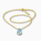 Load image into Gallery viewer, Natural Aquamarine Droplet