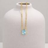 Load image into Gallery viewer, Natural Aquamarine Droplet