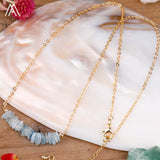 Load image into Gallery viewer, Reiki Healing Natural Crystal Necklace Irregular Chips Citrines Roses Quartz Amazonite Agates Tourmaline Stone Pendant Necklace