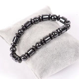 Load image into Gallery viewer, Unisex Black Stone Magnetic Therapy Bracelet – Slimming, Body Shaping &amp; Wellness Beads Jewelry