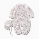 Load image into Gallery viewer, Baby Muslin Cotton Jumpsuit – Long Sleeve Romper (0–24M)